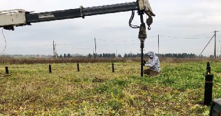 Установка винтовых свай Темрюк цена от 3080 руб.
